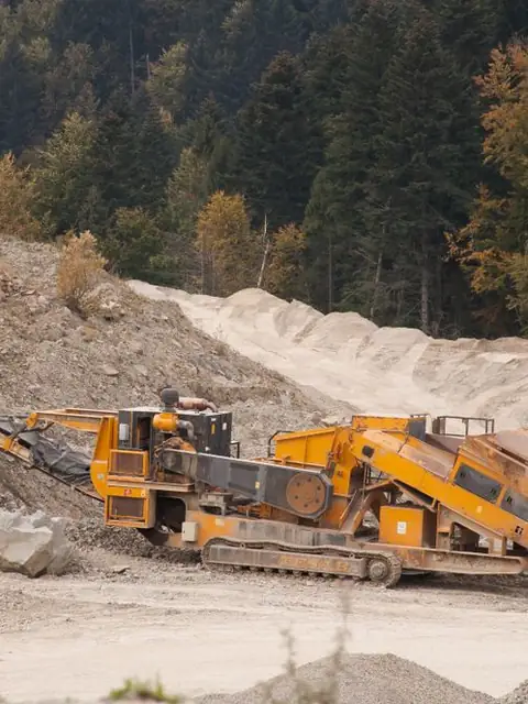 Crushing area