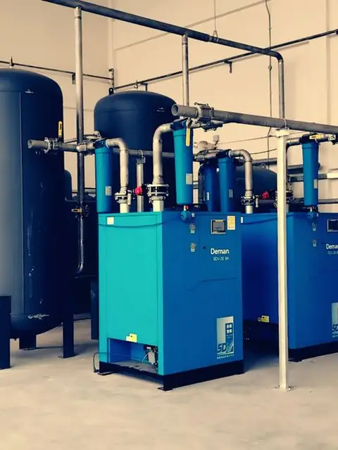 Air Receivers & Piping for fmcg industry